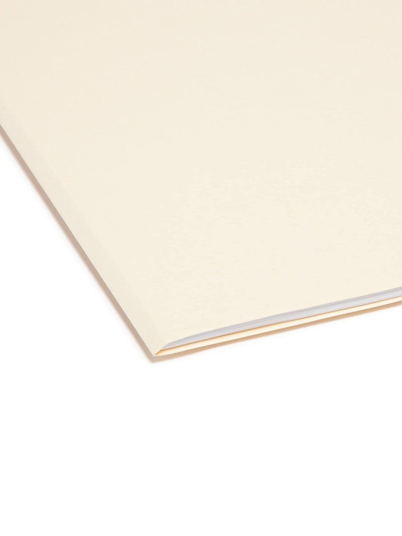 Smead SuperTab File Folder, Oversized Reinforced 1/3-Cut Tab, Guide Height, Letter Size, Manila, 100 Per Box (10395) - Image 5